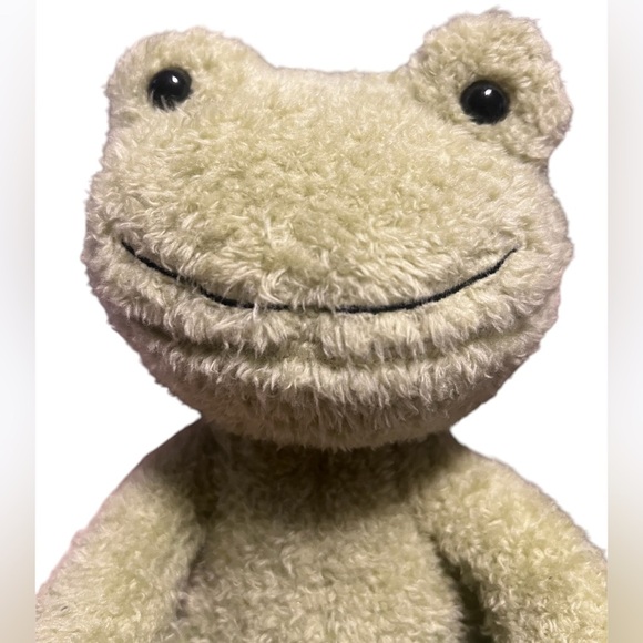 Apricot Lamb Velvet Frog Stuffed Animal Plush - Picture 7 of 9